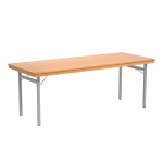 Klapptisch, 200x80 cm (B/T), 72 cm hoch, 4-Fuß, 